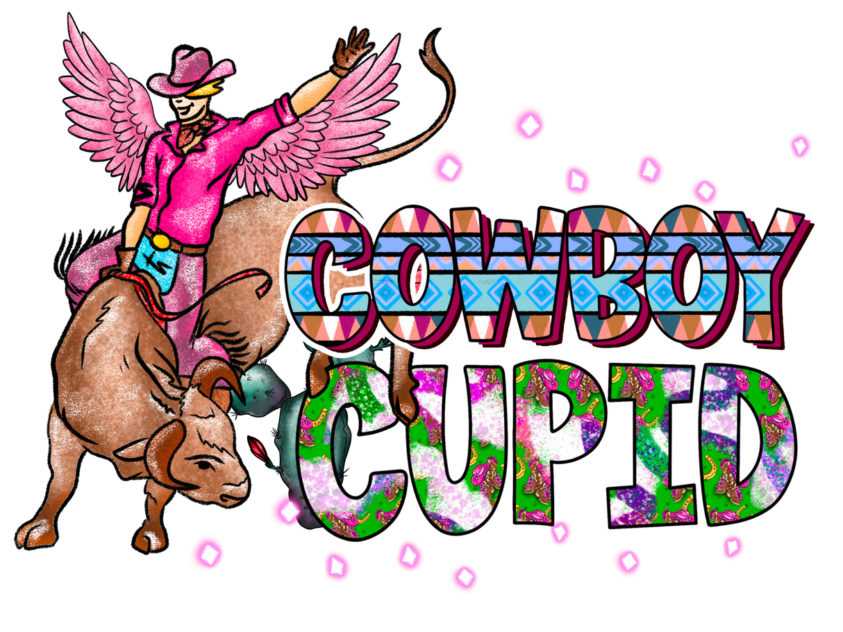 "Cowboy Cupid" DTF TRANSFER
