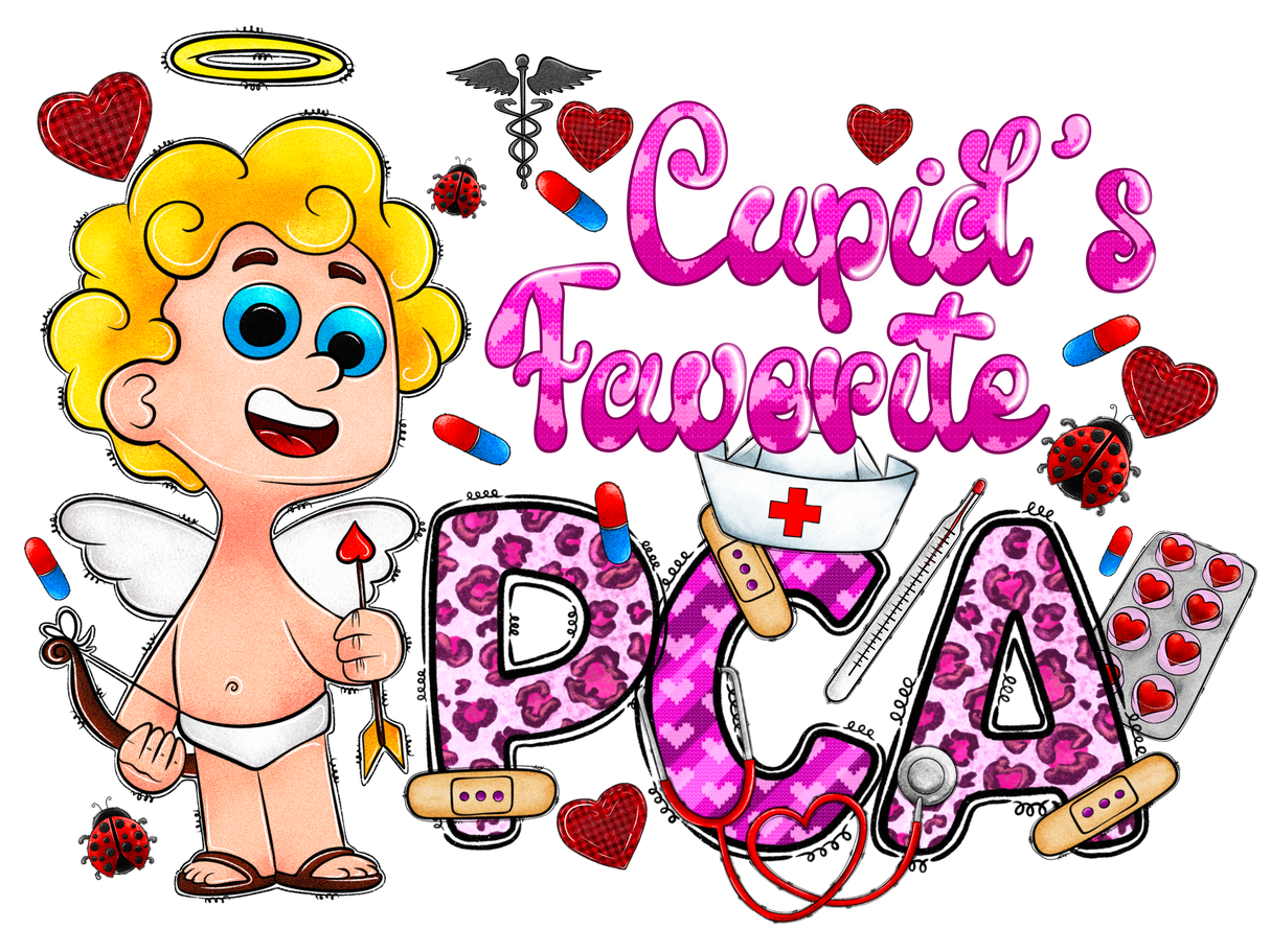 "Cupids Favorite PCA" DTF TRANSFER