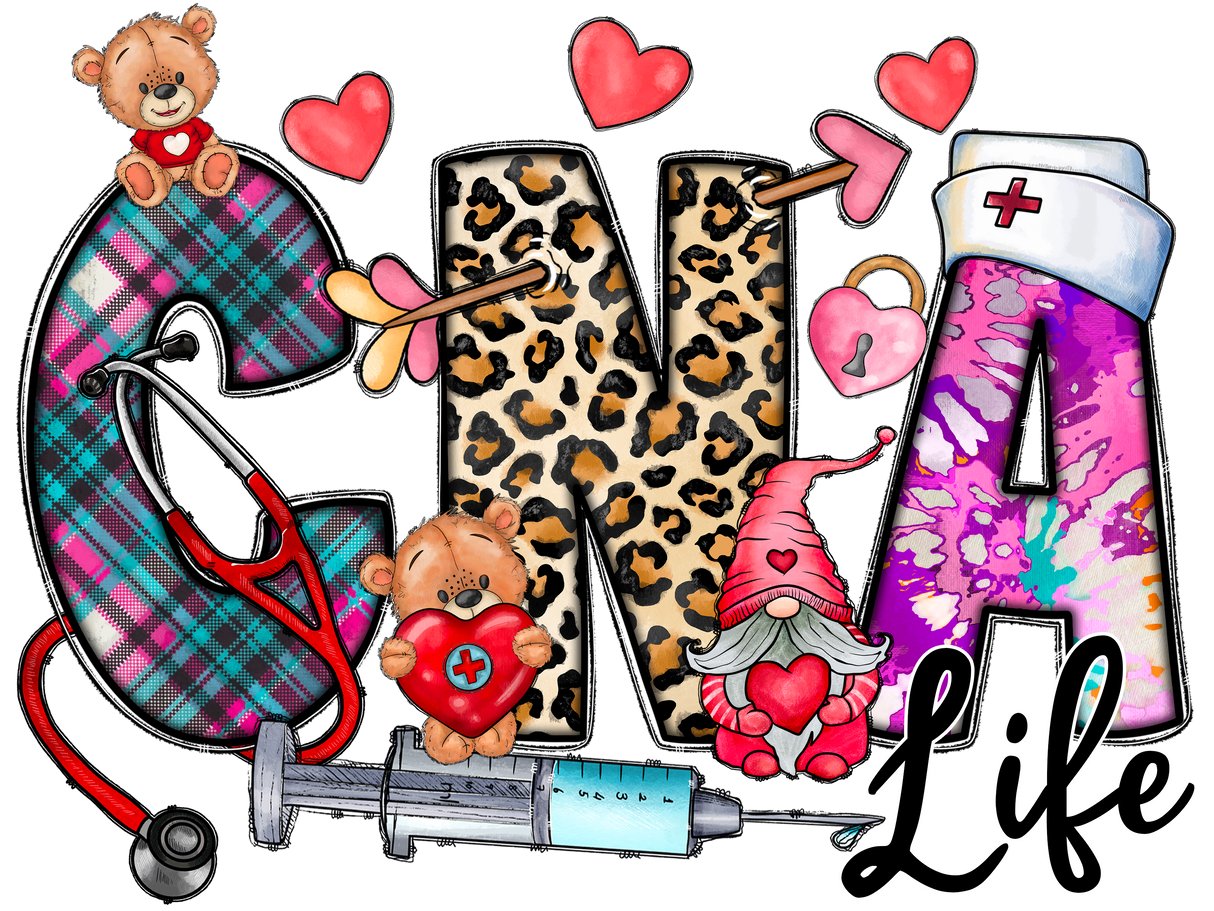 "CNA Life Valentine" DTF TRANSFER