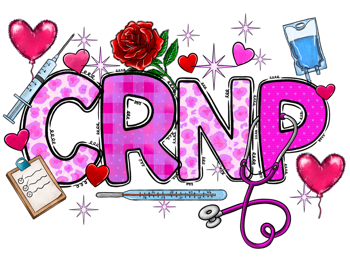 "Valentine CRNP" DTF TRANSFER