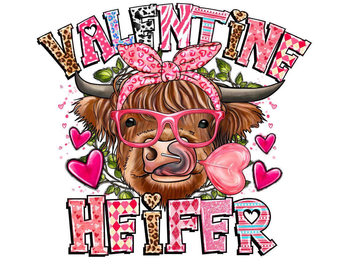 "Valentine Heifer" DTF TRANSFER