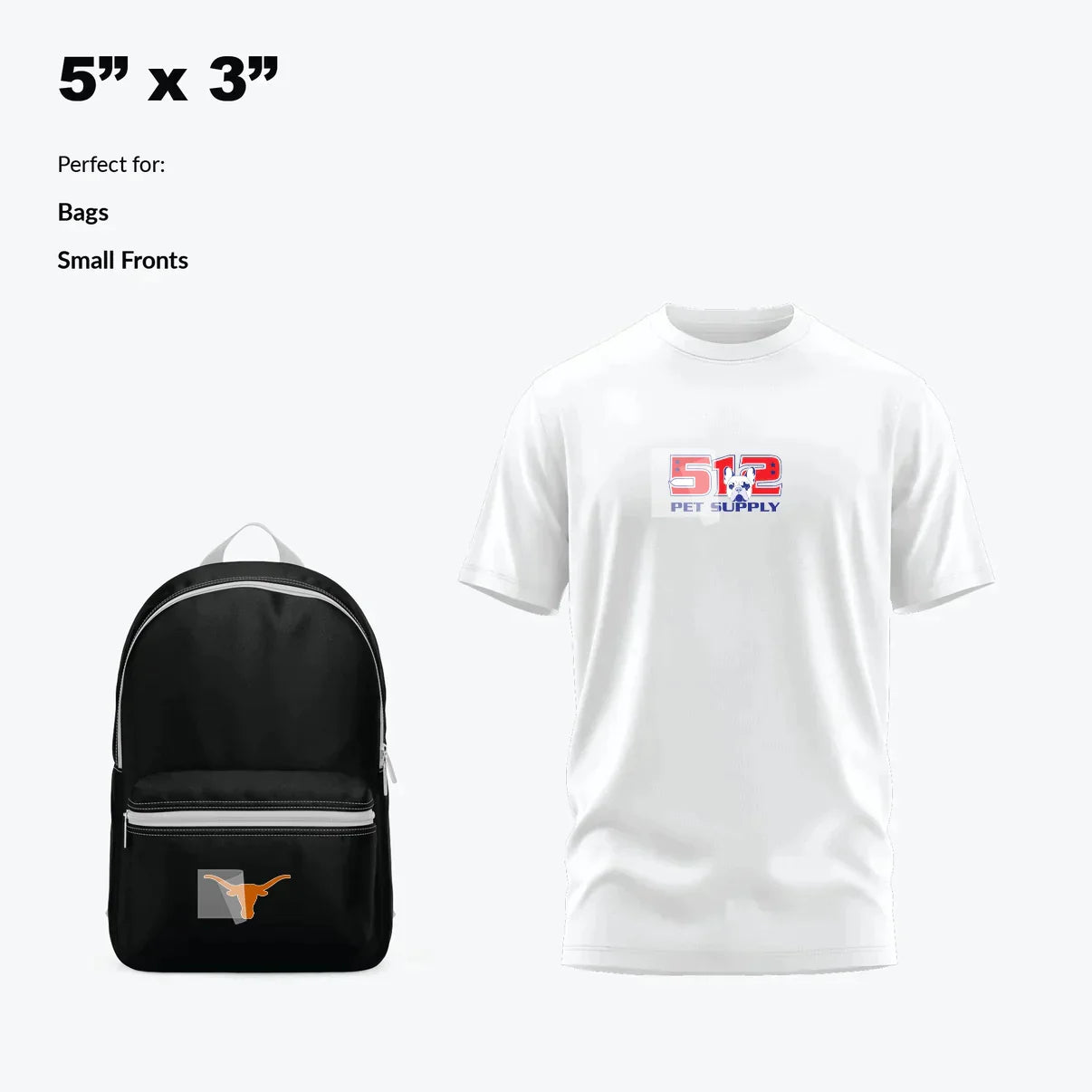 Custom Reflective DTF Transfer By Size