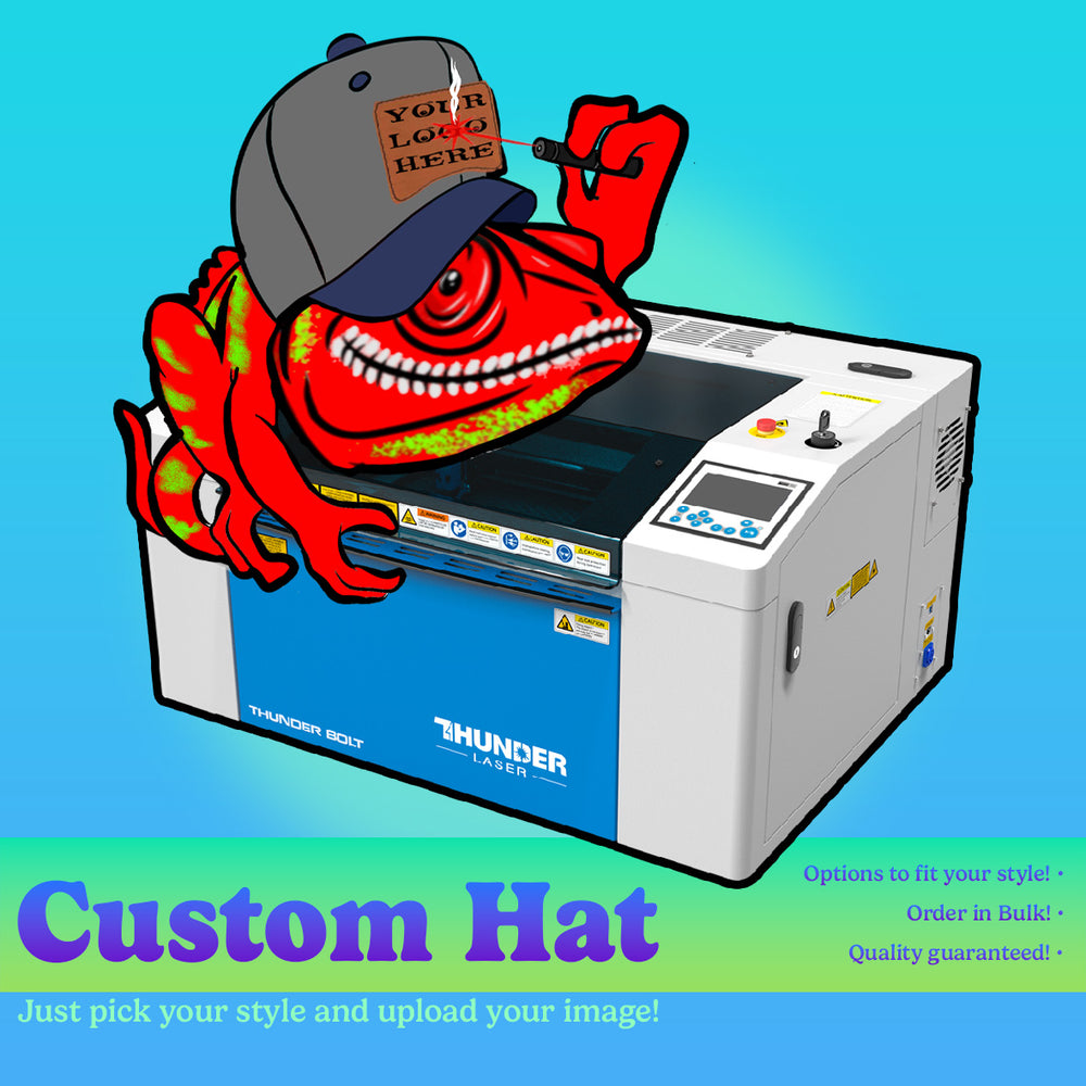 Custom Hat + UV Printed Patch (Design Your Own)