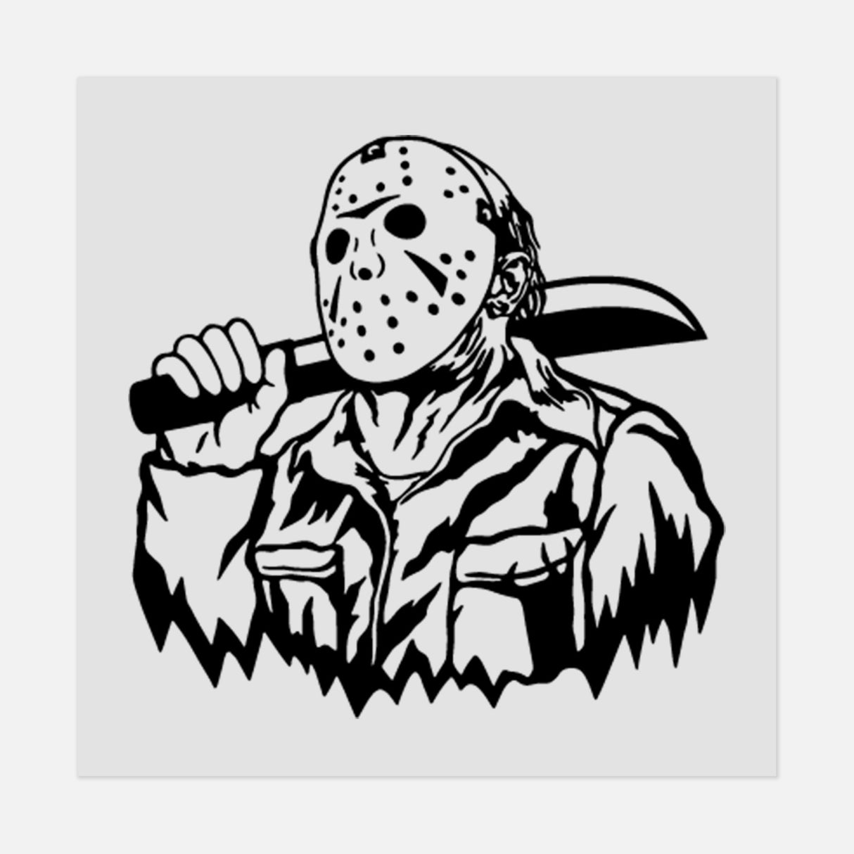 Jason_Voorhees_002 DTF Transfer
