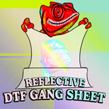 Rainbow Reflective DTF By Gang Sheet