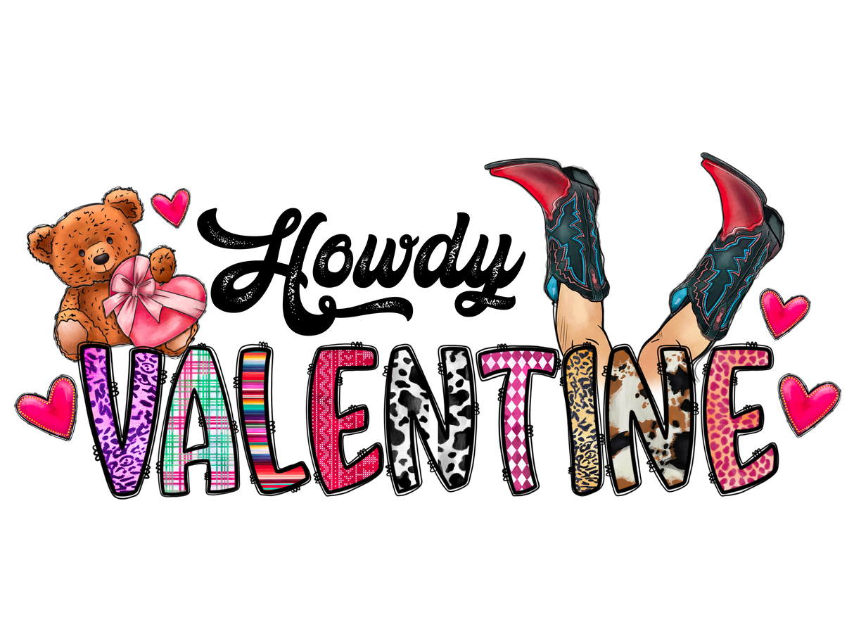 "Howdy Valentine" DTF TRANSFER