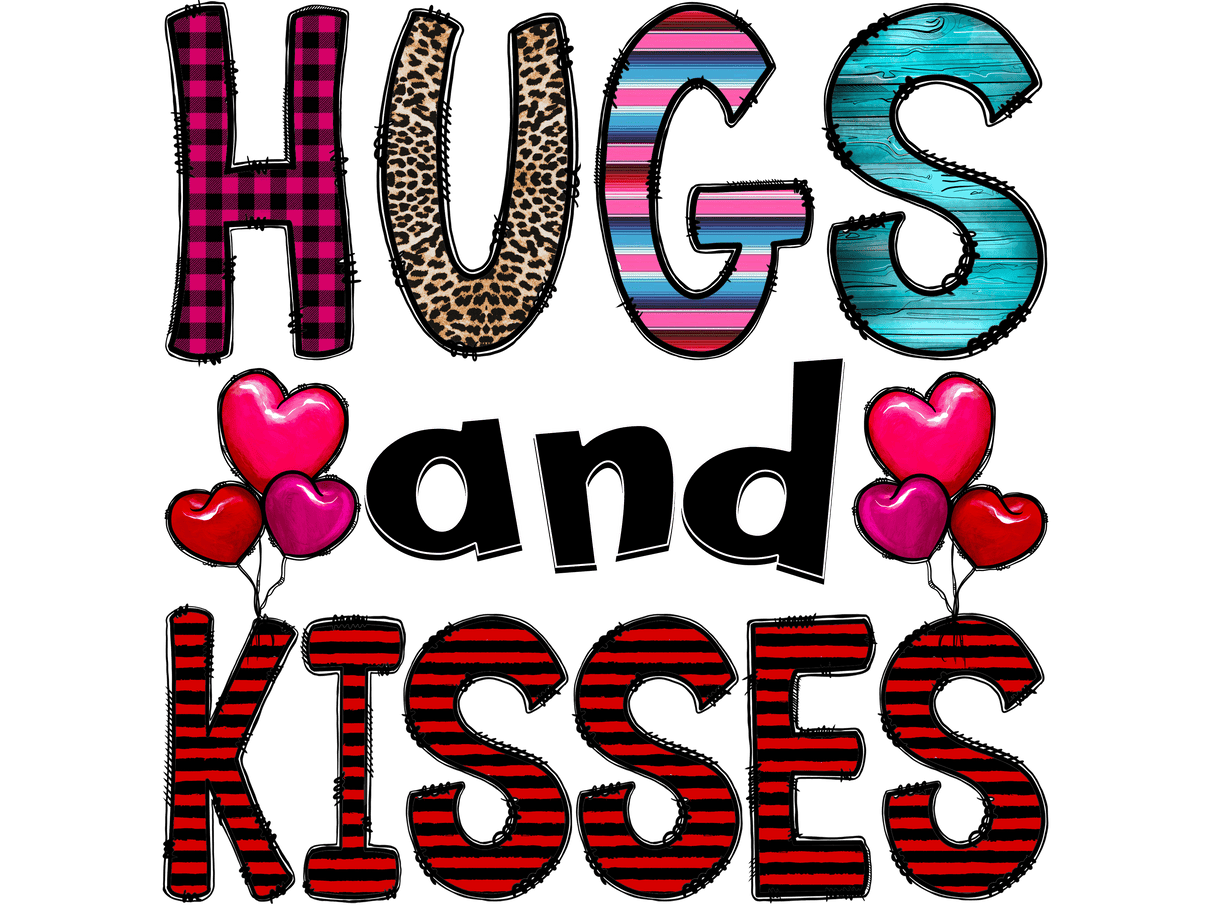 "Hugs and Kisses" DTF TRANSFER