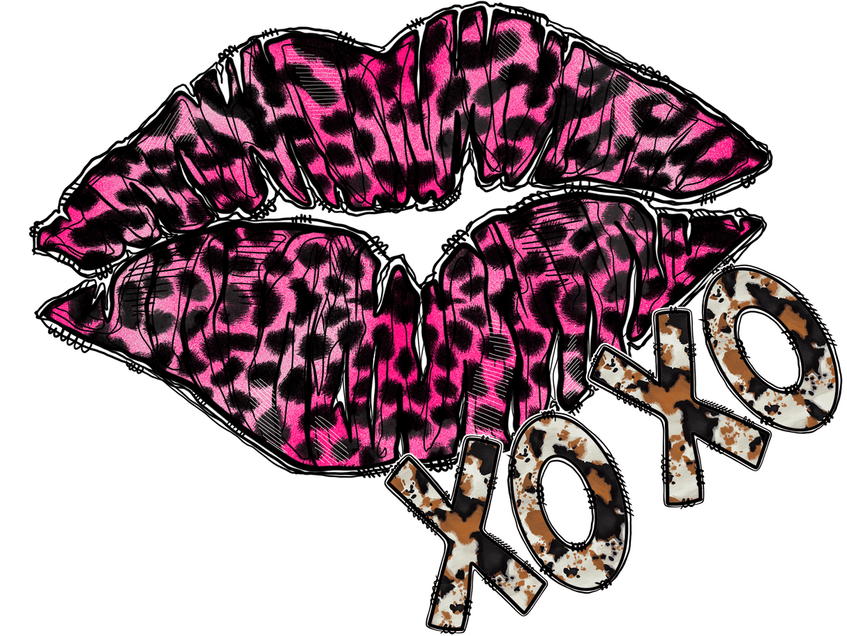 "Lips XoXo" DTF TRANSFER
