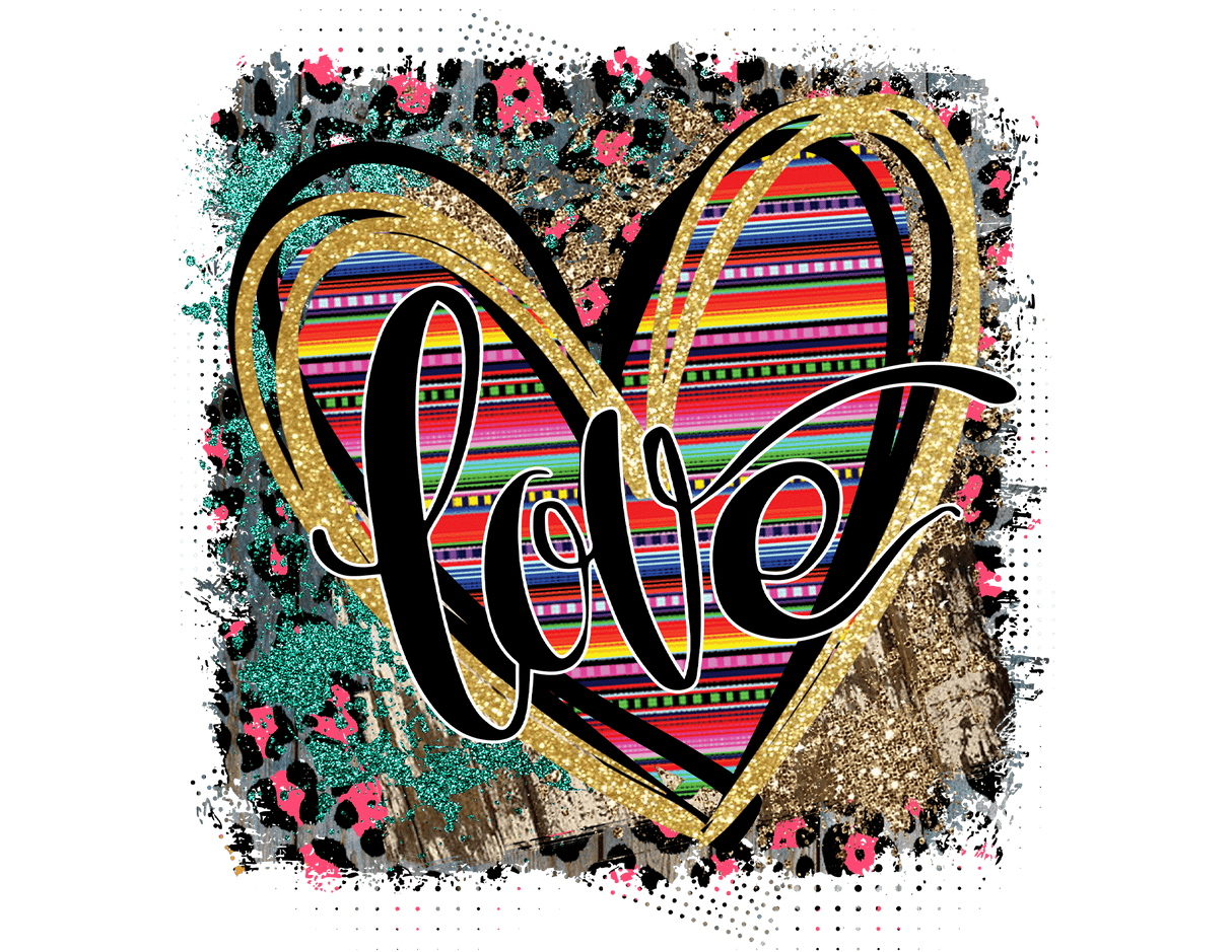"Love" DTF TRANSFER