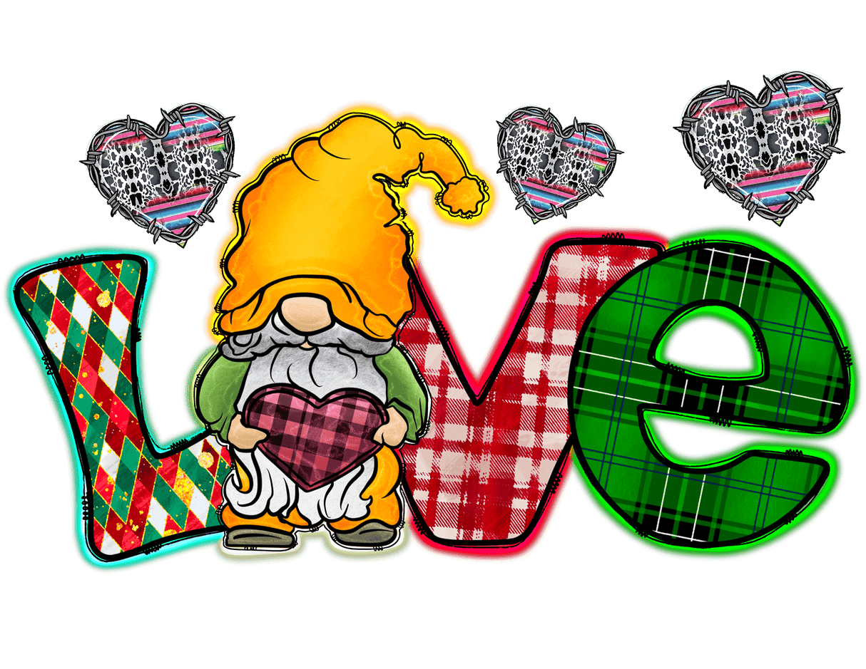 "Love" DTF TRANSFER