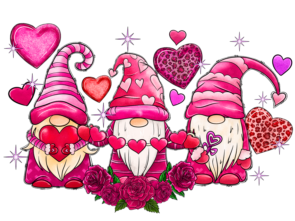 "Pink Gnome" DTF TRANSFER