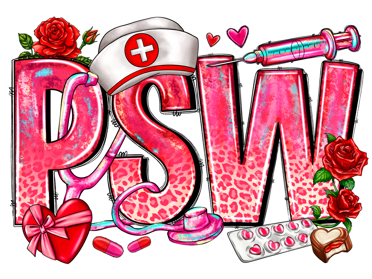 "Valentines Day PSW" DTF TRANSFER
