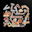 Carpenter UV DTF Sticker Pack - 50 Permanent Stickers