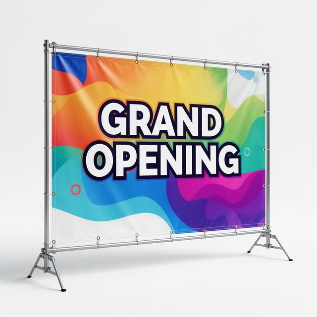 Custom Vinyl Banner - Professional quality outdoor banner with grommets