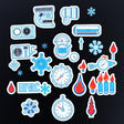 HVAC UV DTF Sticker Pack - 50 Permanent Stickers