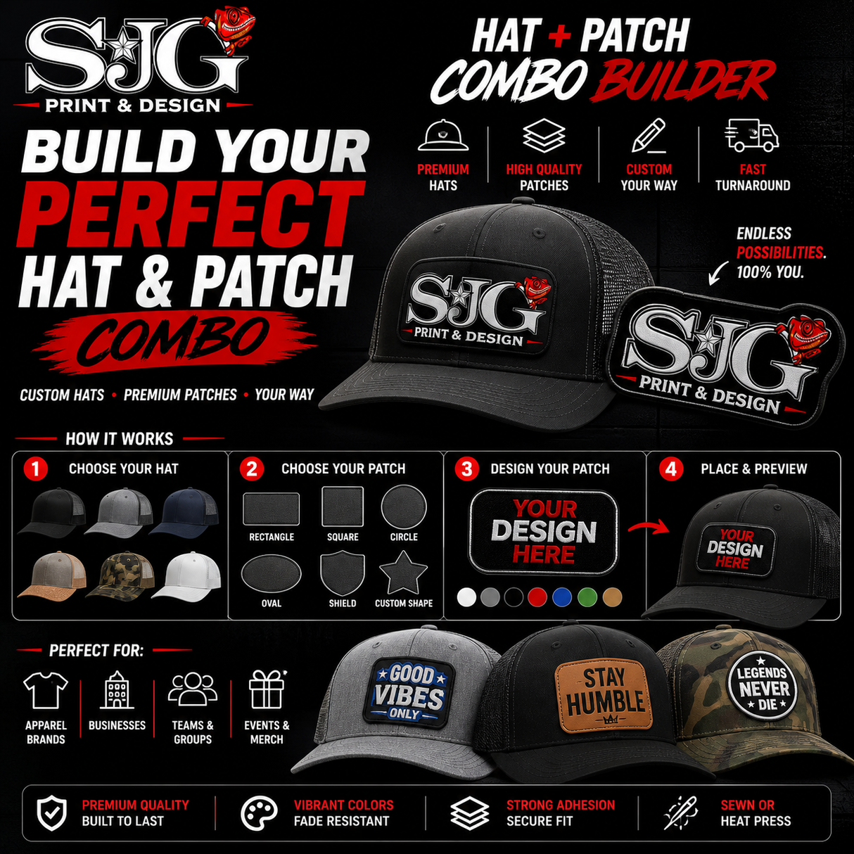 Patch + Hat Builder