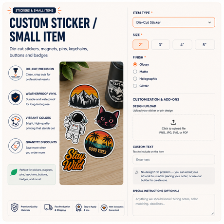 Custom Sticker / Small Item