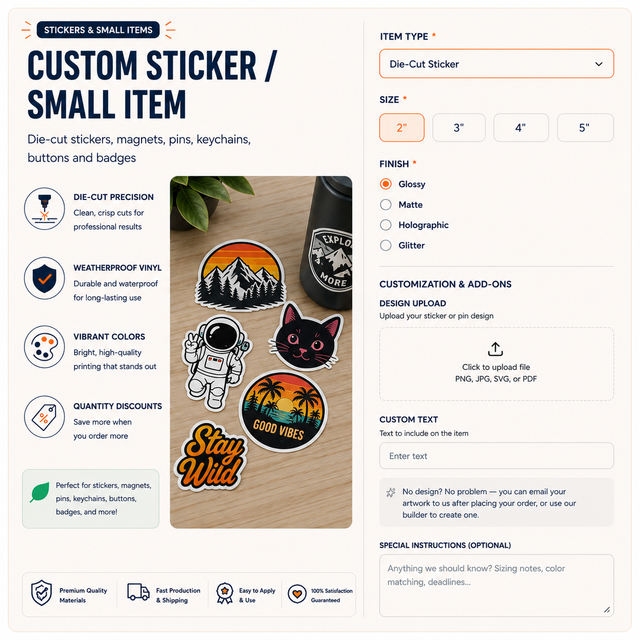 Custom Sticker / Small Item