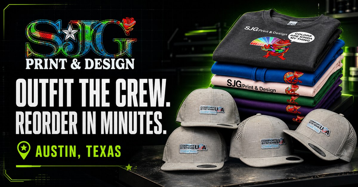 SJG CrewReady business uniform prototype program in Austin Texas