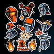 Welder UV DTF Sticker Pack - 50 Permanent Stickers