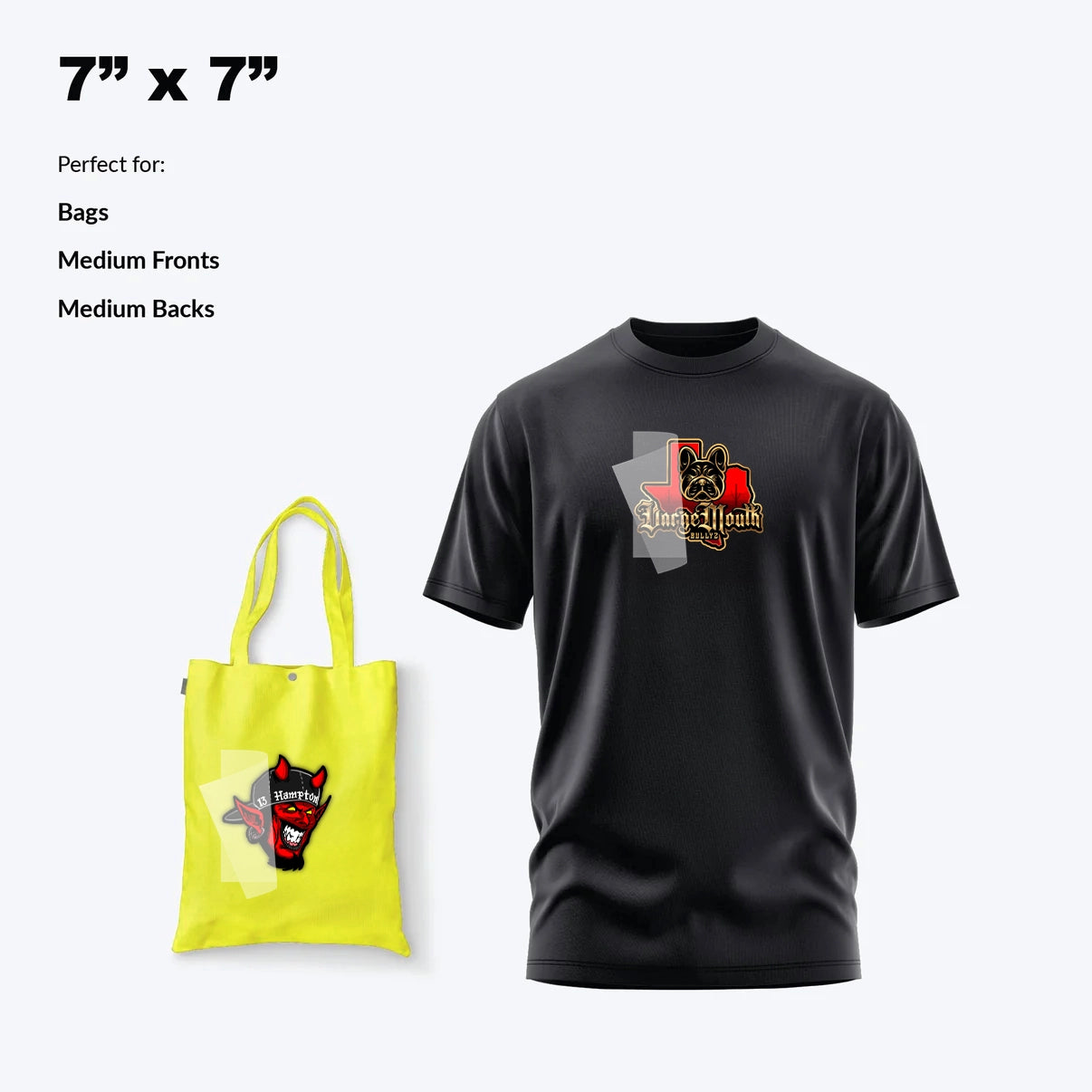 Custom DTF Transfer By Size